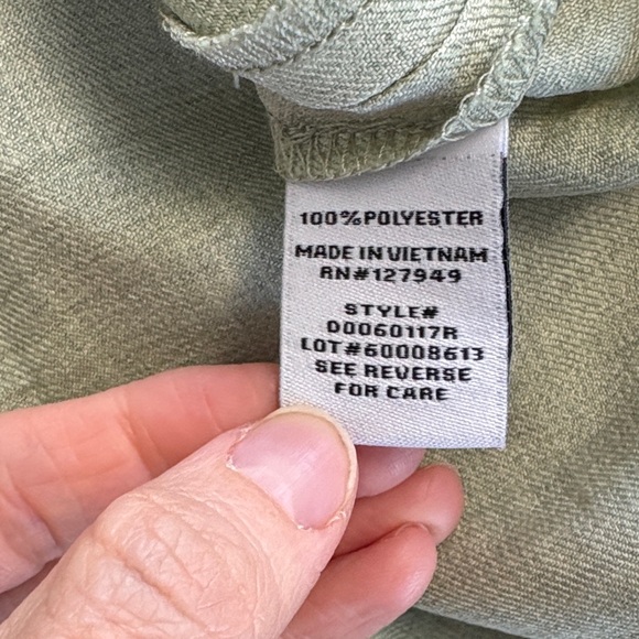 NWT Emma & Michele Green Women's Shirt Dress Size Medium - Picture 7 of 7